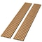 Ejoy Acoustic Vinyl Wall Cladding Siding Board, 12.6 x 106 x 0.8, 2PK LACP_020 - alternate 1